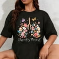 thumbnail image 1 of 100% Cotton Unisex Respiratory Therapist Therapy Lung Happy Easter Day Floral T-Shirt, 1 of 5