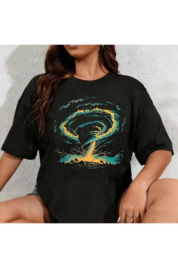 100% Cotton Unisex Tornado Chaser Storm Chasing Meteorologist T-Shirt