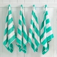 thumbnail image 1 of 100% Cotton Velour Cabana Beach & Pool Towels - 4 Pack, 30" x 60", 1 of 6