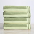 thumbnail image 1 of 100% Cotton Velour Cabana Stripe Beach & Pool Towels 4 Pack - 30" x 60", 1 of 6