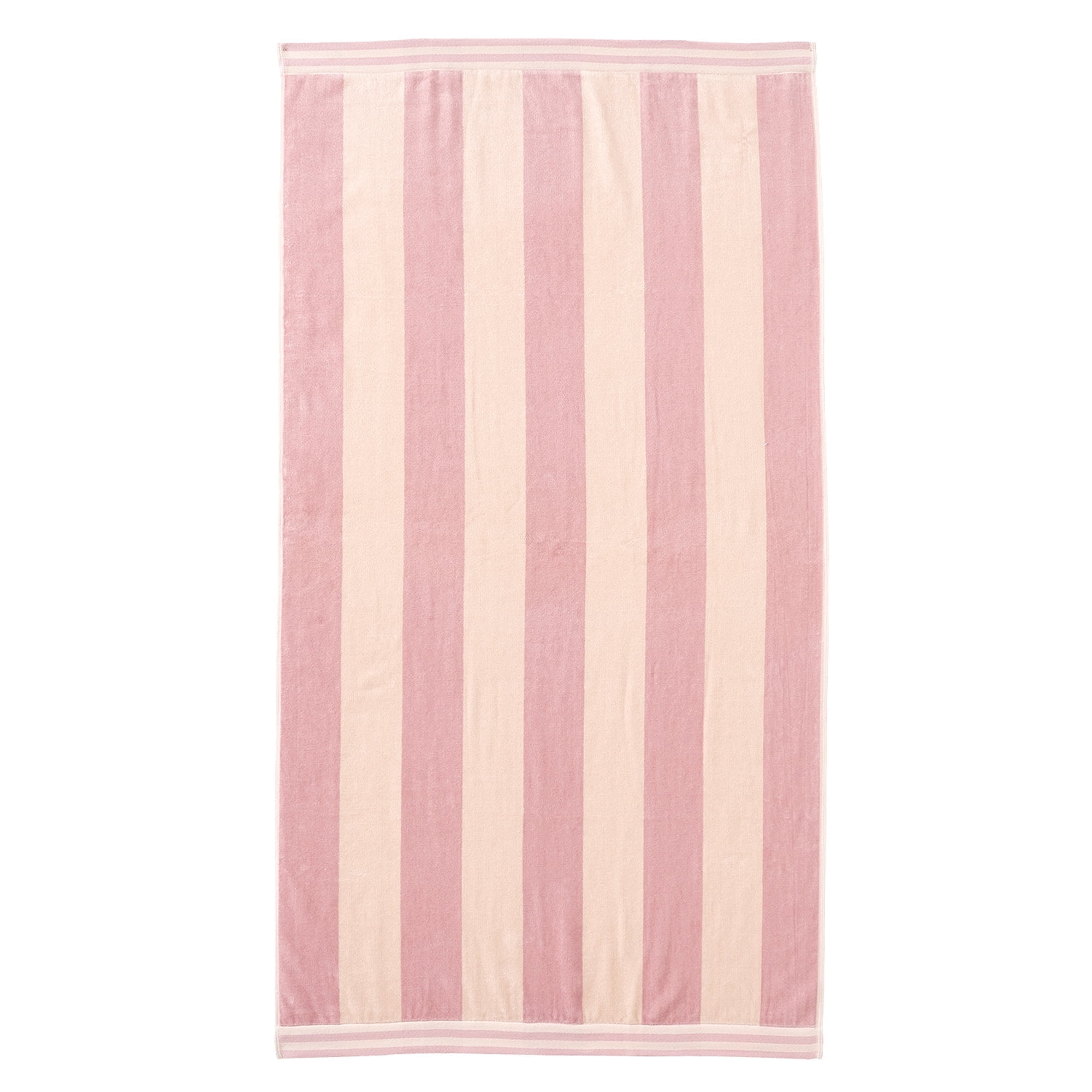 100% Cotton Velour Cabana Stripe Oversized Beach & Pool Towels 35" x 70"