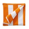 thumbnail image 1 of 100% Cotton Cabana Striped Oversized Beach & Pool Towels (35" x 70", Orange), 1 of 6