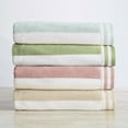 thumbnail image 1 of 100% Cotton Velour Oversized Cabana Stripe Beach & Pool Towels 4 Pack - 35" x 70", 1 of 6