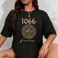 thumbnail image 1 of 100% Cotton Viking England Medievalist 1066 Naefre Forgyt Never Forget T-Shirt, 1 of 5