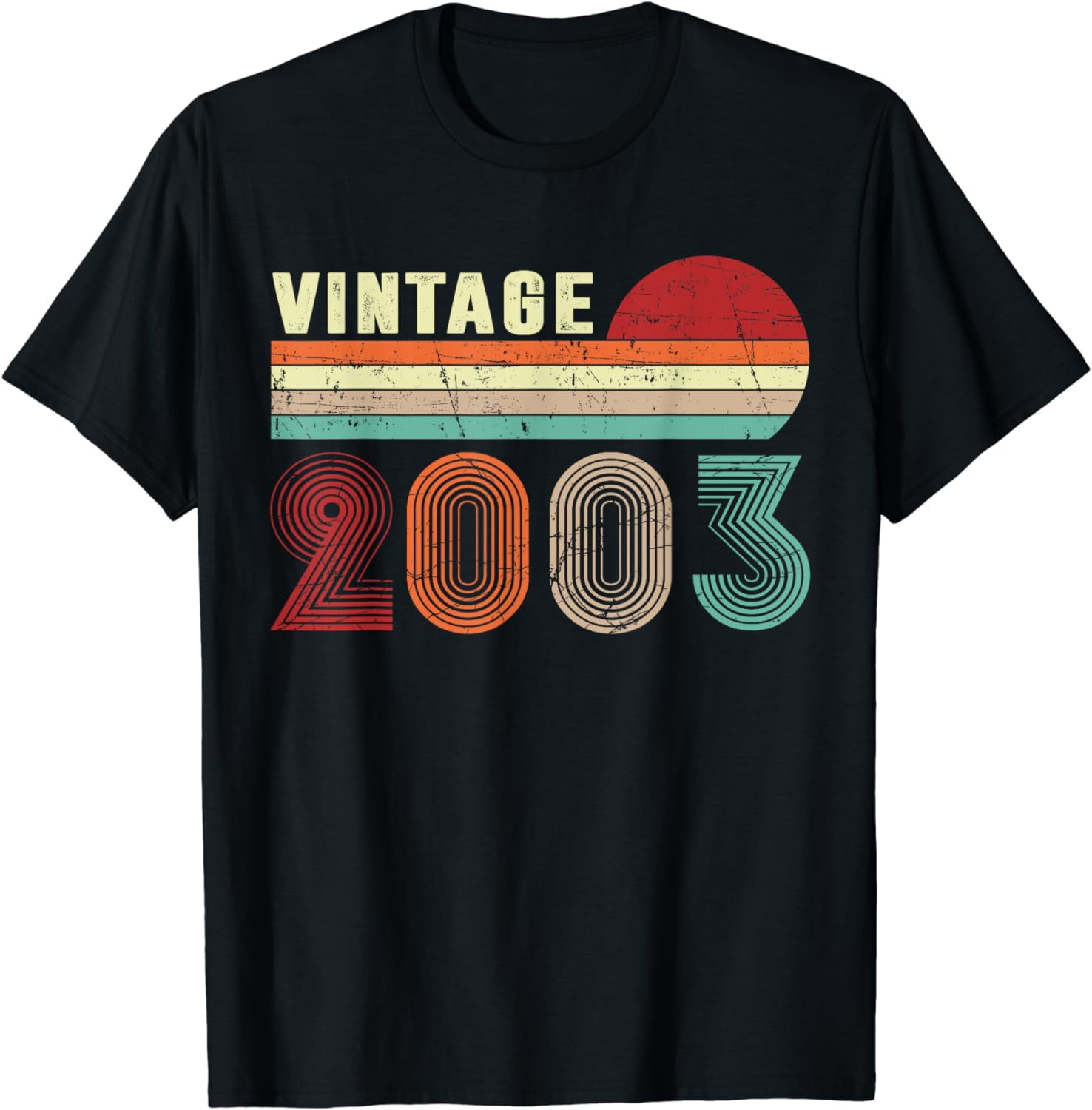 100% Cotton Vintage 2003 Funny 21 Years Old Boys Girls 21st Birthday T ...