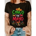 thumbnail image 1 of 100% Cotton Vintage Cinco De Mayo Mexico T-Shirt, 1 of 4