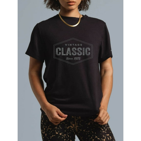 100% Cotton Vintage Classic Since 1975 50th Birthday Shirt Mens Retro T-Shirt