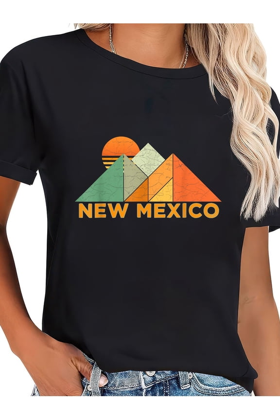 100% Cotton Vintage New Mexico Retro T-Shirt