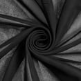 thumbnail image 1 of FWD Cotton Voile Lightweight Hypoallergenic Natural Sheer 58" Machine Washable Fabric By The Yard For Sewing, Crafts, Quilting, & Decor (Black, 1 Yard), 1 of 3