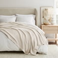 thumbnail image 1 of Comfort Canopy 100% Cotton Waffle Textured Bed Blanket - Ultra Soft & Breathable, Natural, Twin, 1 of 9
