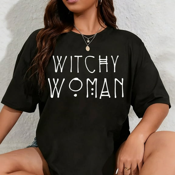 100% Cotton Witchy Woman Witch Wiccan and Pagan Gifts Halloween T-Shirt