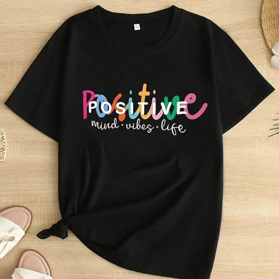 100% Cotton Women's Casual T-Shirt - Life is Better Chihuahua Graphic Print