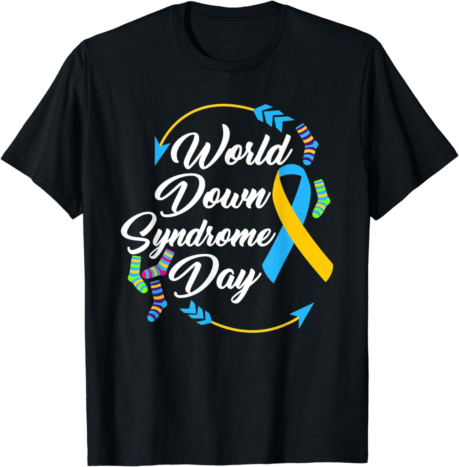 100 Cotton World Down Syndrome Day Awareness Socks Down Right Kids