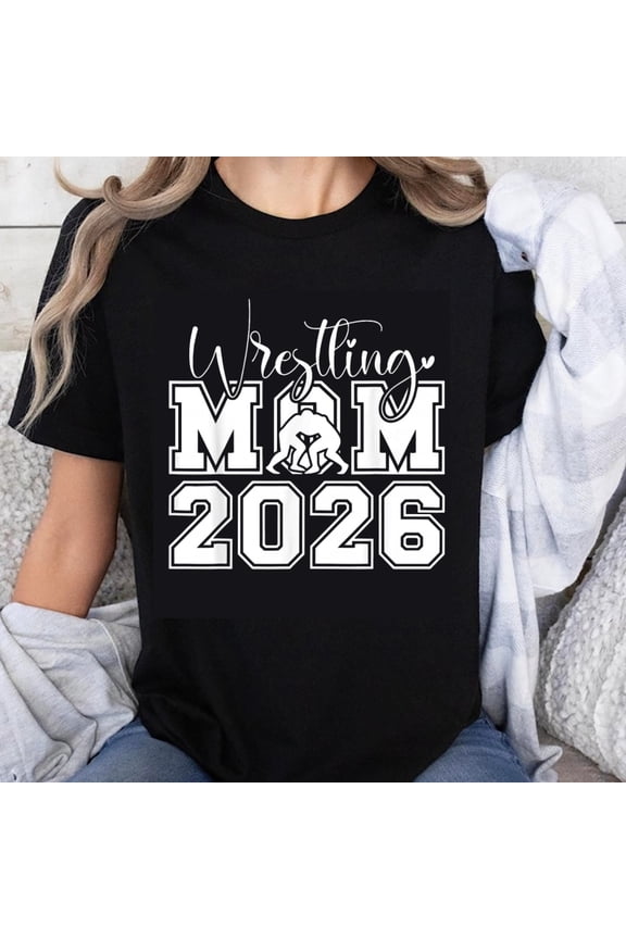 100% Cotton Wrestling Mom 2026