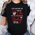 thumbnail image 1 of 100% Cotton You Can Take The Girl Out Of Ohio But You Cant Take The Buckeyes Out Of The Girl T-Shirt, 1 of 5