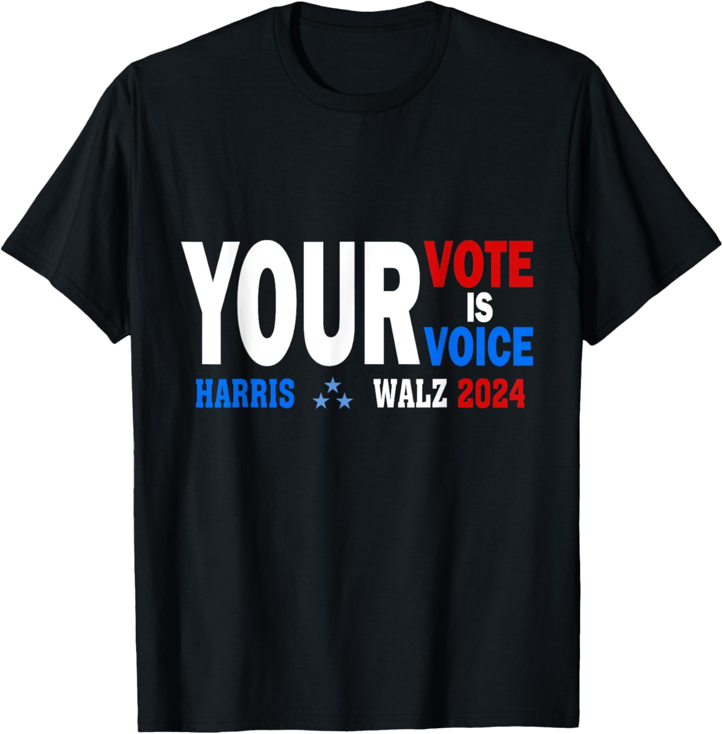 100 Cotton Your Vote Is Your Voice Kamala Harris 2024 Election Women T