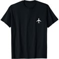 thumbnail image 1 of 100% Cotton for Both Men and WomenAviation Geek Airplane Pilot Dad Husband | Father's Day Xmas T-Shirt, 1 of 6