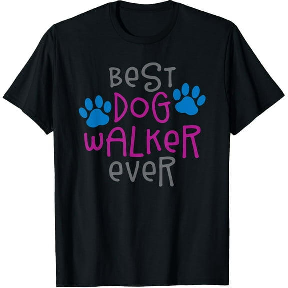 100% Cotton for Both Men and WomenBest dog walker ever greatest pet sitter puppy trainer love T-Shirt