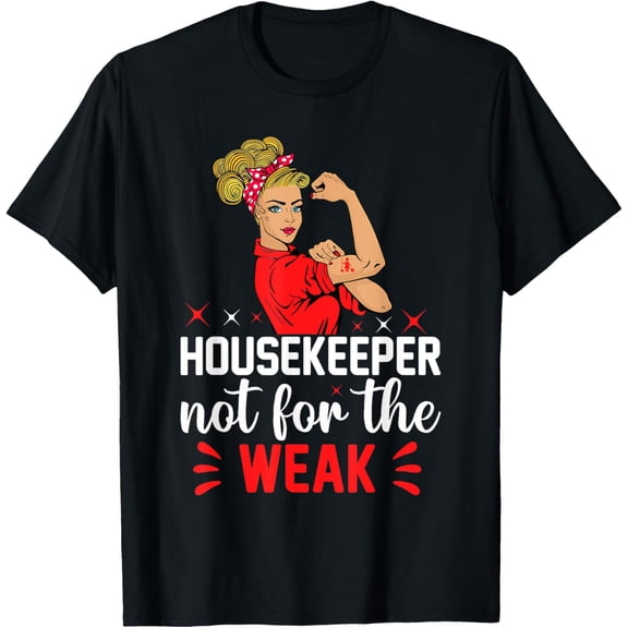 100% Cotton for Both Men and WomenFunny Cleaning Lover Cleaning Lady Housekeeping Housekeeper T-Shirt