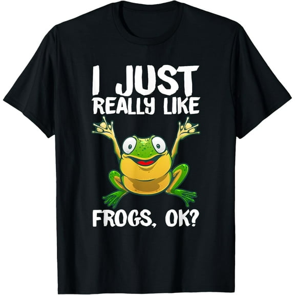 100% Cotton for Both Men and WomenFunny Frog Gift For Kids Men Women Cool Tadpole Frog Lover T-Shirt