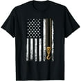 thumbnail image 1 of 100% Cotton for Both Men and Womencrane operator American Flag, crane operator T-Shirt, 1 of 6