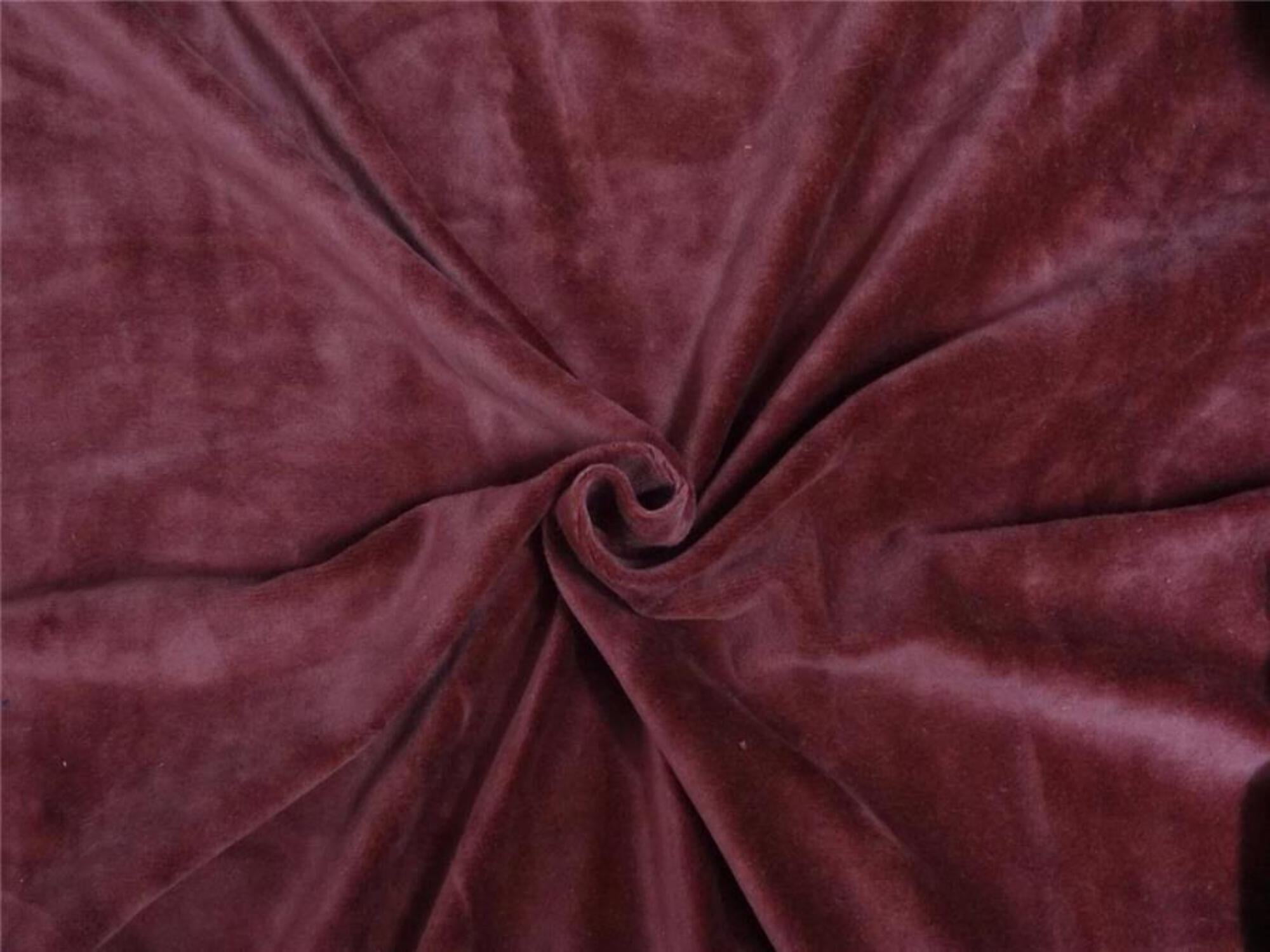100% Cotton heavy weight Rusty Red Velvet Fabric 54