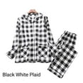 thumbnail image 1 of 100% Cotton women's Pajama set, Plaid Pajama, Flannel Pajama set, Buffalo plaid, 1 of 2
