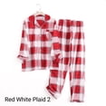 thumbnail image 1 of 100% Cotton women's Pajama set, Plaid Pajama, Flannel Pajama set, Buffalo plaid, 1 of 7