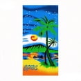 thumbnail image 1 of 100% Cotton Coconut Tree Beach Beach Towel – Lightweight Soft Absorbent Bath Towels for Beach, Pool, Bathroom, Swimming, Travel Decor & Summer Vacation Gifts, 28"x58", 1 of 2