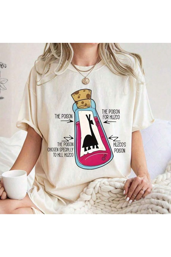 100% CottonThe Kuzco , Yzma's Extract Of Llama , Emperor's New Groove , VillainsCasual Versatile