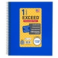 thumbnail image 1 of 100 Count 1 Subject Blue Exceed Notebook, 11" x 9", College Ruled, 1 of 10
