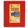 thumbnail image 1 of 100 Count 1 Subject Red Exceed Notebook, 11" x 9", College Ruled, 1 of 7