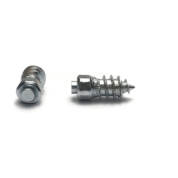 100-Count 15mm Heavy-Duty Screw Studs for Winter Tires | Grip on Ice, Snow | Cars, Motorcycles, Trucks, Bikes
