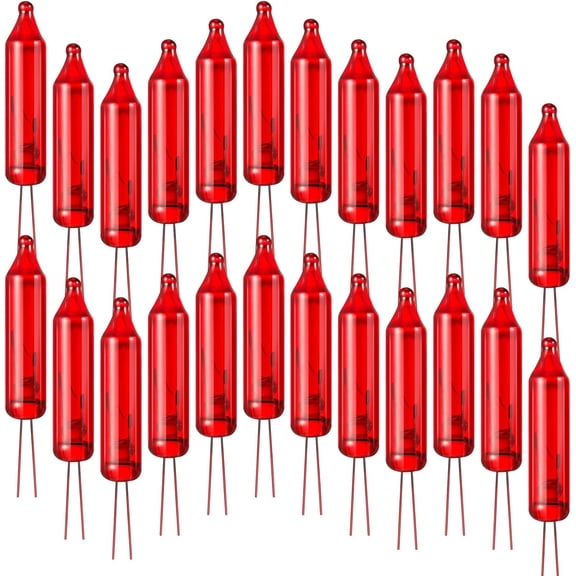 100 Count 2.5V Christmas 50/100/150/200 Count Mini Incandescent Wire String Lights Replacement Bulbs Indoor Outdoor Christmas Lights Decorations for Home Xmas Tree (Red, Yellow, Blue, Green, Orange)