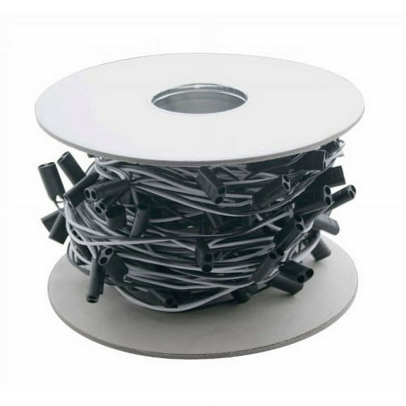 100 Count 2-Prong Female Bullet Plugs 16G Wire Harness Roll 100 ft. 12" Spacing