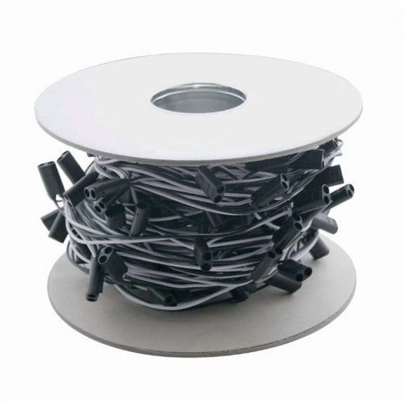 100 Count 2-Prong Female Bullet Plugs 16G Wire Harness Roll 100 ft. 12" Spacing