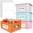 thumbnail image 1 of 100 Count 4" x 6" Large Removable Blank Labels - Matte White Synthetic Paper, Waterproof & Residue-Free Self-Adhesive Labels for Home, Office, and Classroom Organization, 1 of 10