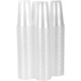 100 Count 9 oz Clear Plastic Cups Disposable Cold Drink Party Cups