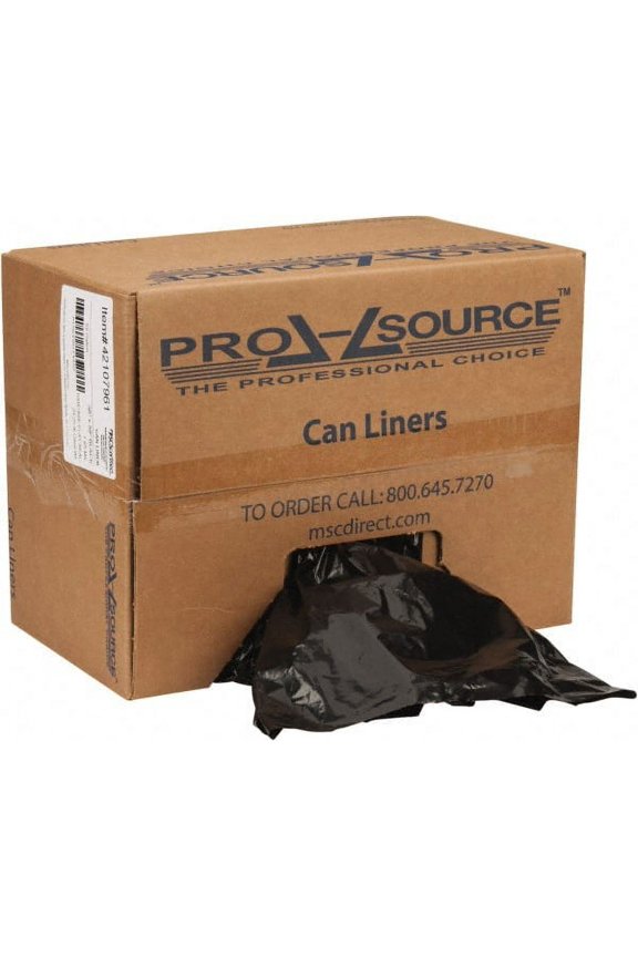 (100 Count Bags) Heavy-Duty 60-Gallon Sized Trash Bags, 38" Wide x 58" High