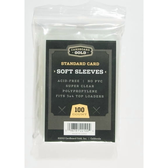Cardboard Gold Standard Card Soft Sleeves
