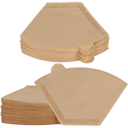 100 Count Cone Coffee Filters, Coffee Filters Cone Natural Unbleached Paper Coffee Filter for Pour Over, Drip Coffee Maker, 1-2 Cup, Coffee Paper Filters for Ninja Coffee Maker