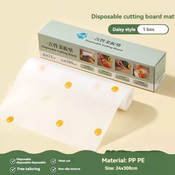 100-Count Disposable Cutting Boards - Food Grade Paper Chopping Mats, Non-Slip Kitchen Cutting Board Sheets for Meal Prep