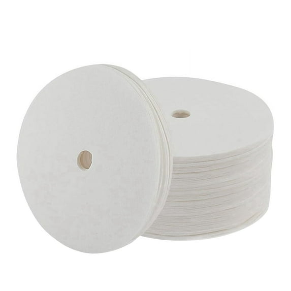 100 Count Disposable Percolator Coffee Filters, 3.75 Inch Natural Unbleached Round Coffee Filter for Percolators Coffee Pot Suitable for Banquets, Parties, Restaurants and Families(White,3.75x3.75")