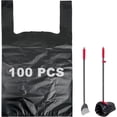 thumbnail image 1 of 100 Count Dog Poop Bags Compatible with Arm & Hammer Pooper Scoopers, Thickened Pet Waste Bags with Easy-Tie Handles, Leak-Proof for Swivel Bin & Rake, 1 of 4
