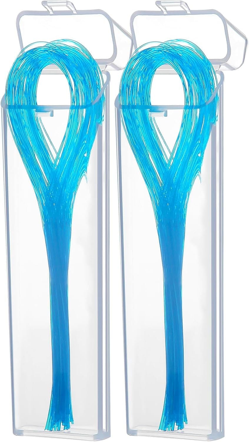 100 Count Floss Threaders, Dental Floss Threader for Braces, Bridges ...