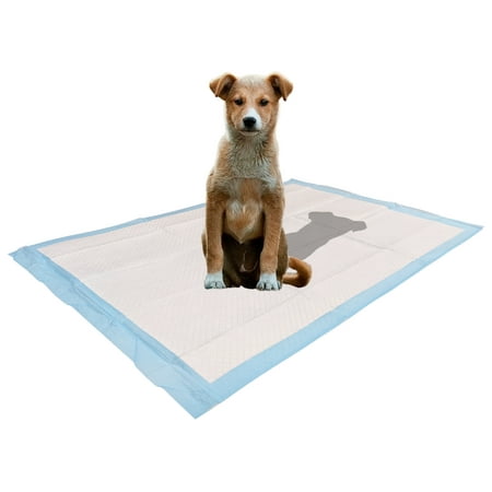 100 Count Large Leak-Proof Pee Pads for Dogs, 5 Layers with Attractant Scent to Improve Potty Training Success, 24" x 35"