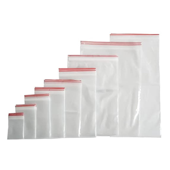 100 Count Large Ziplock Bags – 8"x11" Heavy Duty Resealable Plastic Storage Bags for Food, Bulk Snacks, Freezer, Camping & Organizing – Odorless, Waterproof, Crystal Clear (8x11 Inches)
