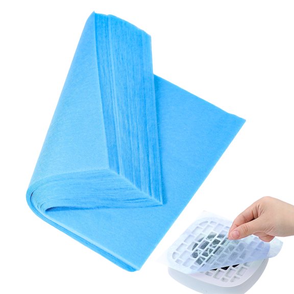 100 Count Manicure Drill Vacuum Filters Short Term Nonwoven Fabric Sheets For Salon Dust Removal Machines