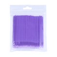 thumbnail image 1 of 100 Count Multipurpose Disposable Micro Applicator Brush Bendable Makeup Tool for Eyelash Extensions and Precision Beauty Applications, 1 of 7