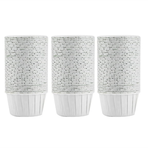 100 Count Yellow Mini Baking Cups Small Paper Liners for Cupcakes, Muffins and Party Treats